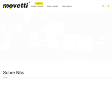 Tablet Screenshot of movetti.com.br